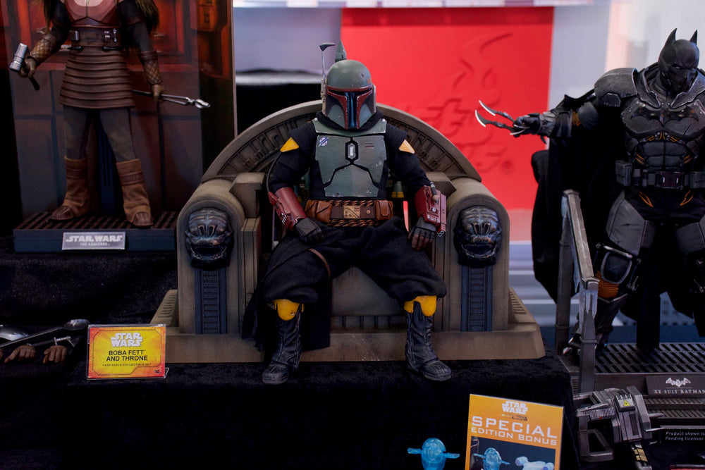 Boba Fett (Repaint Armour) and Throne (Star Wars: The Mandalorian) Sixth Scale Figure