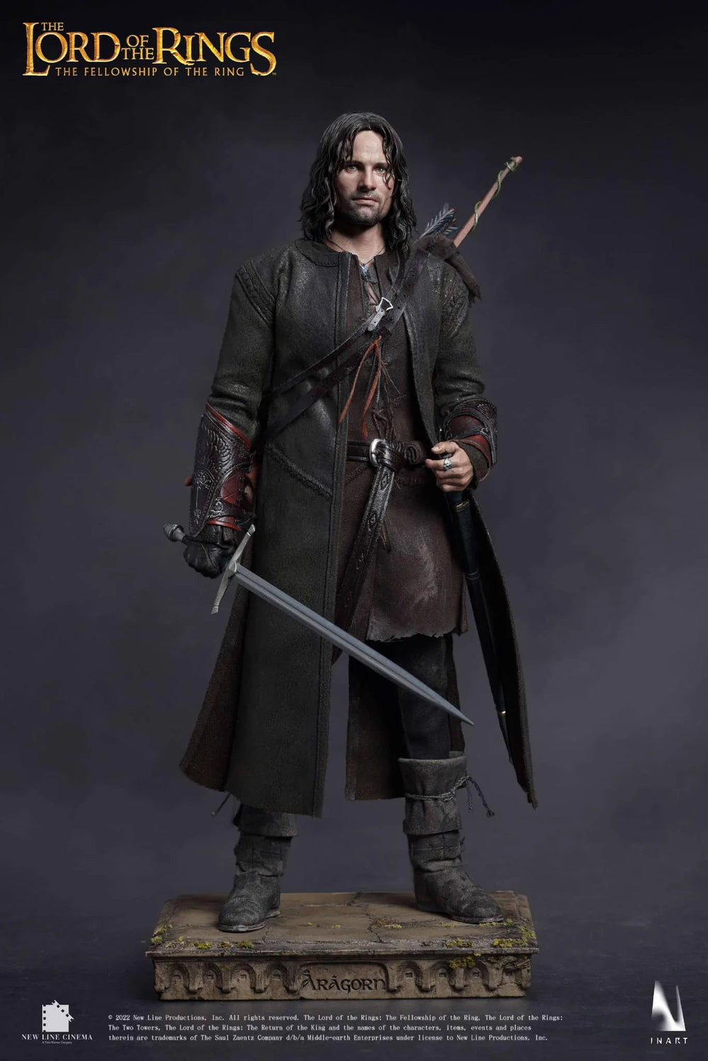 Inart Aragorn Standard Edition (Sculpted Hair) 1/6 Collectible Figure